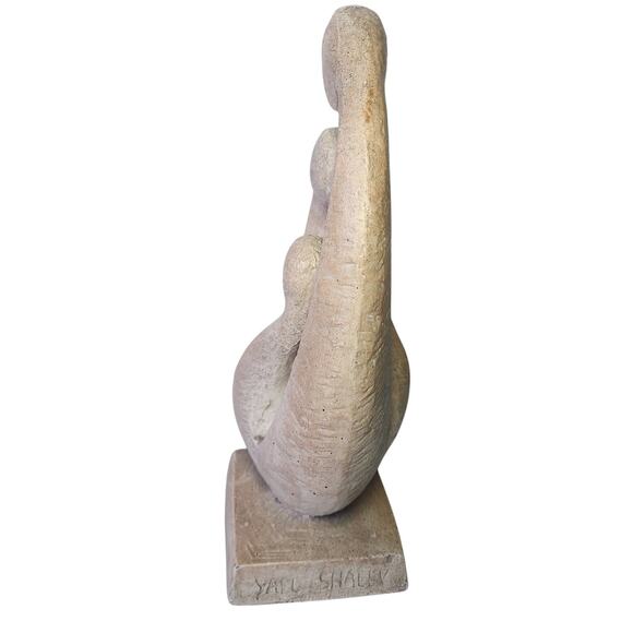 Yael Shalev Family Abstract Sculpture Signed 1983 Austin Production 18.5" - Picture 4 of 7